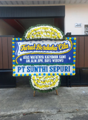 Papan Bunga Duka di Rancabolang